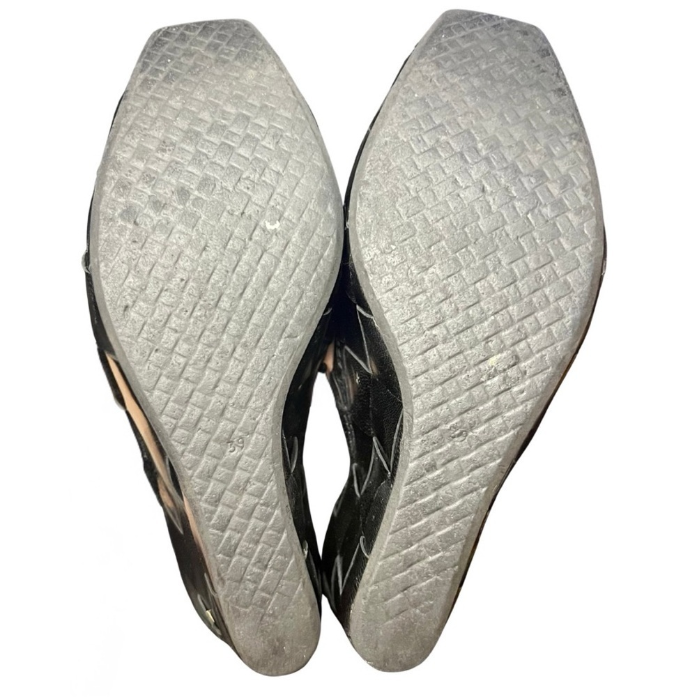 Pons Quintana Fatima Leather Wedge Mules (39) - Picture 7 of 9